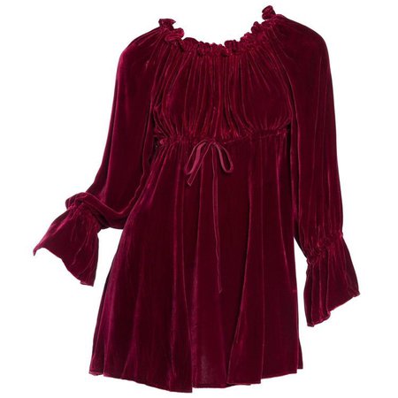 red Velvet dress