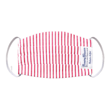RED CANDY STRIPE FACE MASK