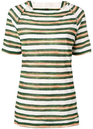 Pre-Owned 2000's striped T-shirt