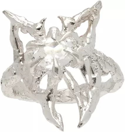 harlot-hands-ssense-exclusive-silver-spirit-ring.jpg (856×904)