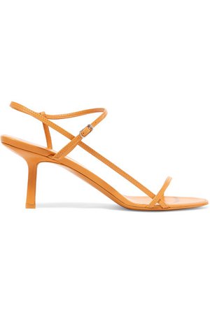 The Row | Bare leather sandals | NET-A-PORTER.COM