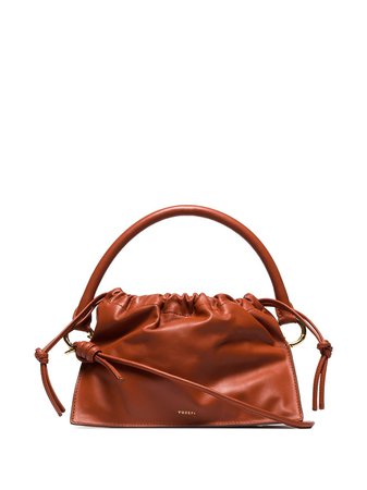 Yuzefi Bom Leather Tote Bag YUZRS20BO04 Brown | Farfetch