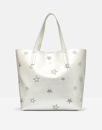Cindy null Pu Shopper with Star Embroidery , Size One Size | Joules US