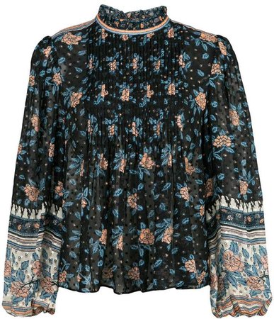 Cass floral print blouse