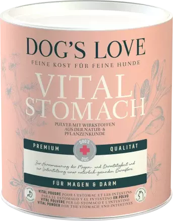 DOG´S LOVE Nahrungsergänzung für Hunde "Vital Stomach" Pulver für Magen & Darm, 350 g dauerhaft günstig online kaufen | dm.de