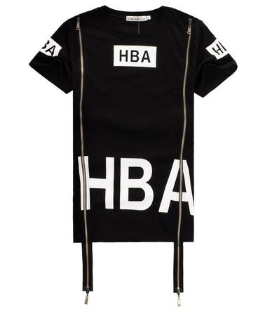 HBA Fashoin Hip Hop Streetwear Clothing Womens Mens Hood By Air Side Zipper T Shirt Effect Bone Black Shirt Top Men Australia 2020 From Crazy2012, AU AU $26.75 | DHgate Australia