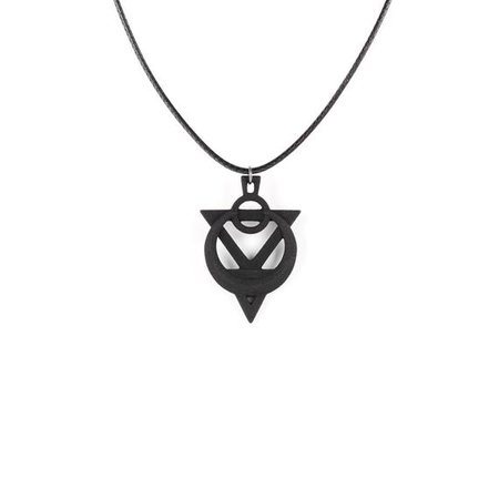 Rogue Wolf - Amulet of Possession Choker in Black