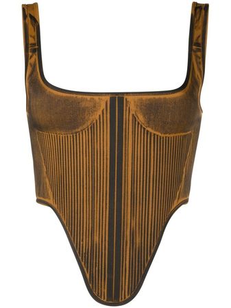 KNWLS Bone corset-style Top - Farfetch
