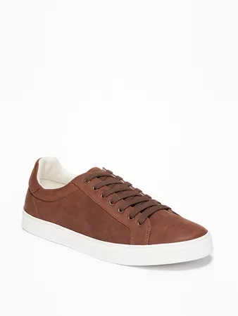 Faux-Leather Sneakers for Men | Old Navy