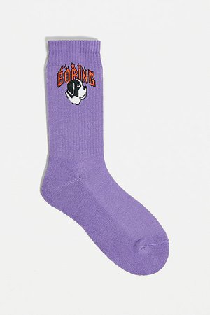 purple sock