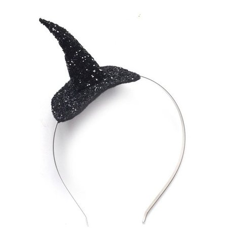 Crown and Glory Glitter Witches Hat Hairband