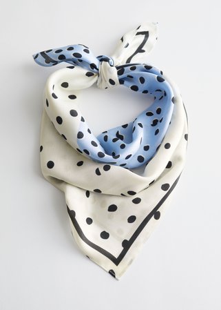 Polka Dot Bandana - Multi Dots - Lightweight scarves - & Other Stories