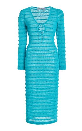 Beaded Knit Midi Dress By Self Portrait | Moda Operandi