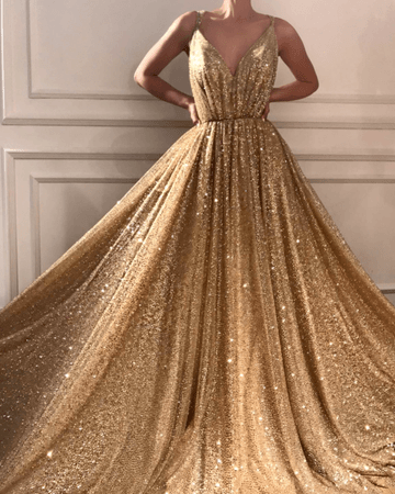 teuta fabulous golden mist gown