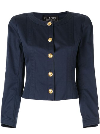 Chanel Pre-Owned Long Sleeve Jacket Vintage | Farfetch.com