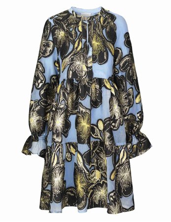 Stine Goya Ivana dress - jasmine gold - Feather & Stitch
