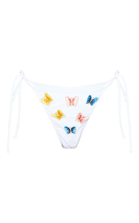 Multi Butterfly Tanga Bikini Bottom | PrettyLittleThing USA