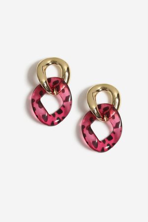 Resin Link Drop Earrings | Topshop