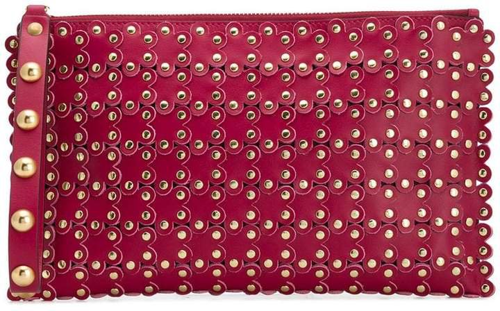 RED(V) flower puzzle clutch