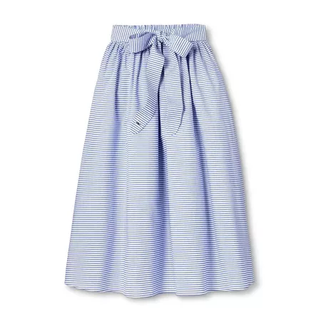 Women's Striped Midi Skirt - Navy/White S - Vineyard Vines® For Target : Target