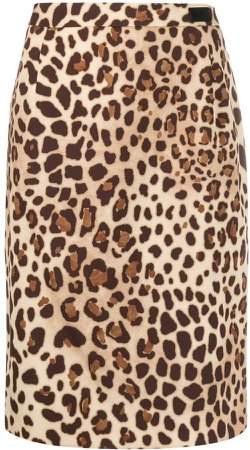 Be Leopard Print Pencil Skirt