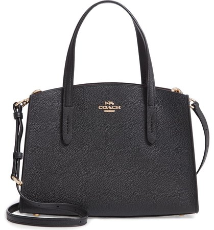 COACH Charlie Leather Tote | Nordstrom