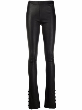Drome flared leather trousers - FARFETCH