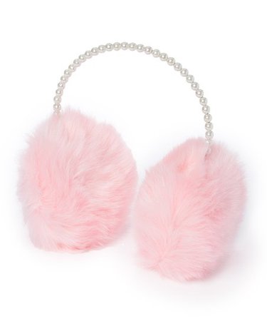 Picki Nicki Pink Faux Pearl Earmuffs | zulily