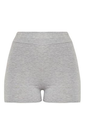 Basic Grey High Waisted Shorts | Shorts | PrettyLittleThing