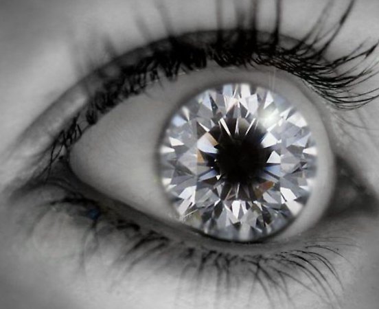 Diamond eyes