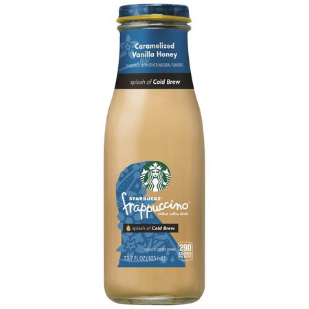 Starbucks Frappuccino Caramelized Vanilla Honey Chilled Coffee Drink, 13.7 oz Bottle - Walmart.com