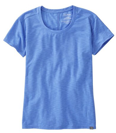 Women's Streamside Tee, Short-Sleeve Open Crewneck | Shirts & Tops at L.L.Bean