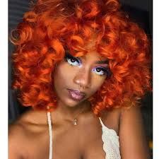 orange Afro wig - Google Search