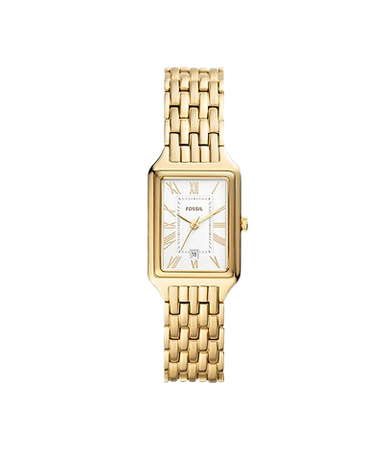 FOSSIL Raquel Three-Hand Date Gold-Tone Stainless Steel Watch