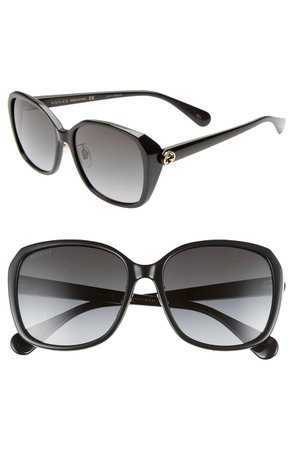 Gucci 57mm Square Sunglasses | Nordstrom