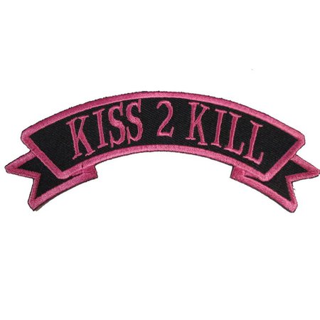 Kiss 2 Kill Arch Embroidered Iron On Patch Officially | Etsy