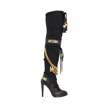 MOSCHINO [tv] H&M OVER-THE-KNEE BOOTS