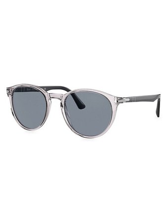 Shop Persol Persol 52MM Round Sunglasses | Saks Fifth Avenue
