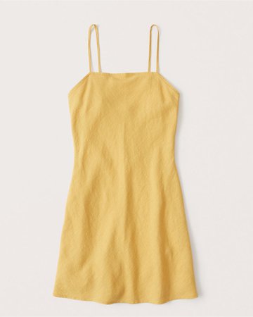 Women's Square-Neck Mini Dress | Women's | Abercrombie.com