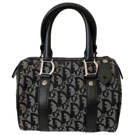 Cloth handbag Dior Black in Cloth - 8286796