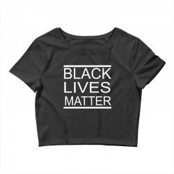 Custom Black Lives Matter Crop Top By Ujang Atkinson - Artistshot
