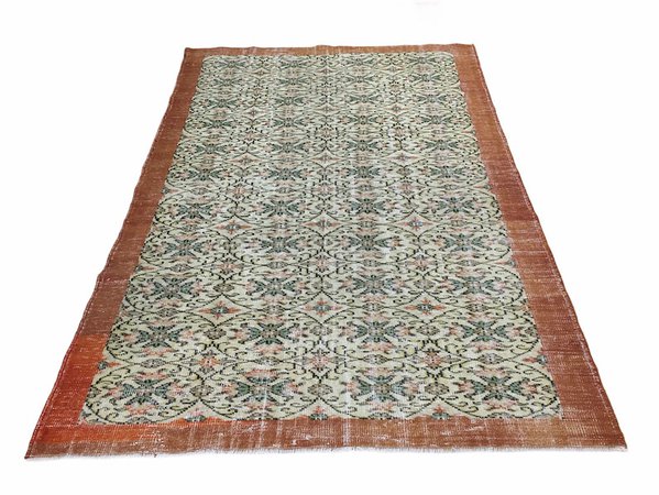 Vintage turkish rug oushak rug bohemian rug decorative rug | Etsy