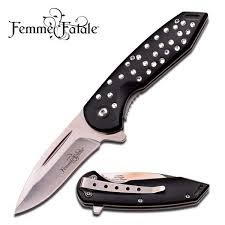 Femme Fatale Gemstone Pocket Knife