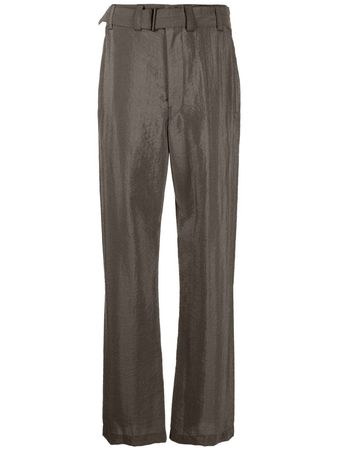 Lemaire Belted wide-leg Trousers - Farfetch