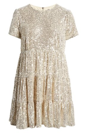Lulus Taking a Shine Sequin Fit & Flare Dress | Nordstrom