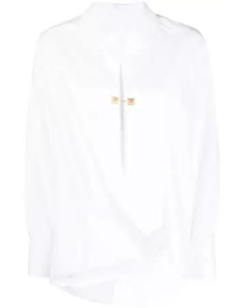 Valentino Garavani Rockstud-embellished Cotton Shirt - Farfetch