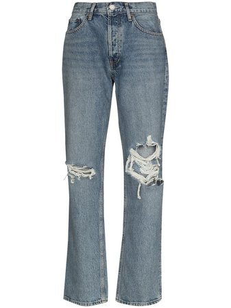 AGOLDE Lana ripped jeans - FARFETCH