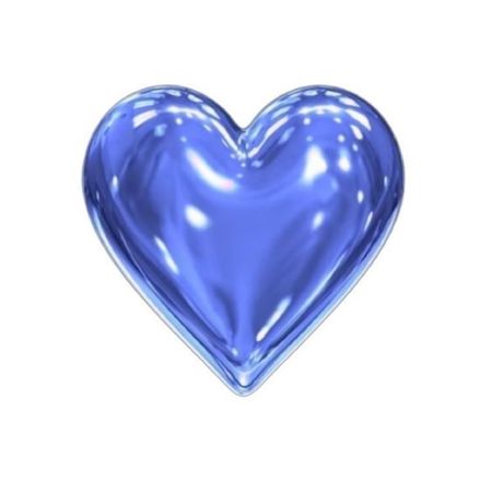 purple bubble shaped heart 3d aesthetic