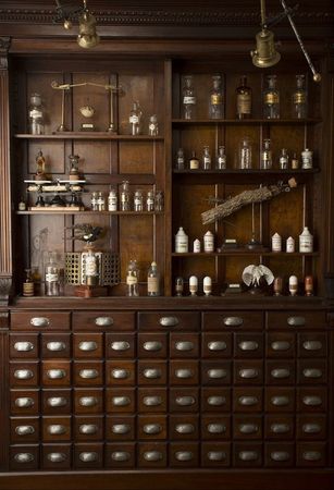 A Witch's Apothecary Cabinet
