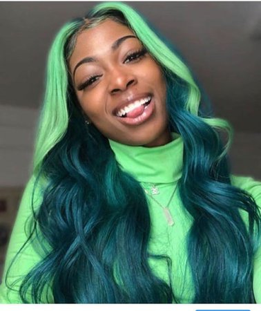My Social Media Pick Of The Weekend: Green Hair With Envy - Essence